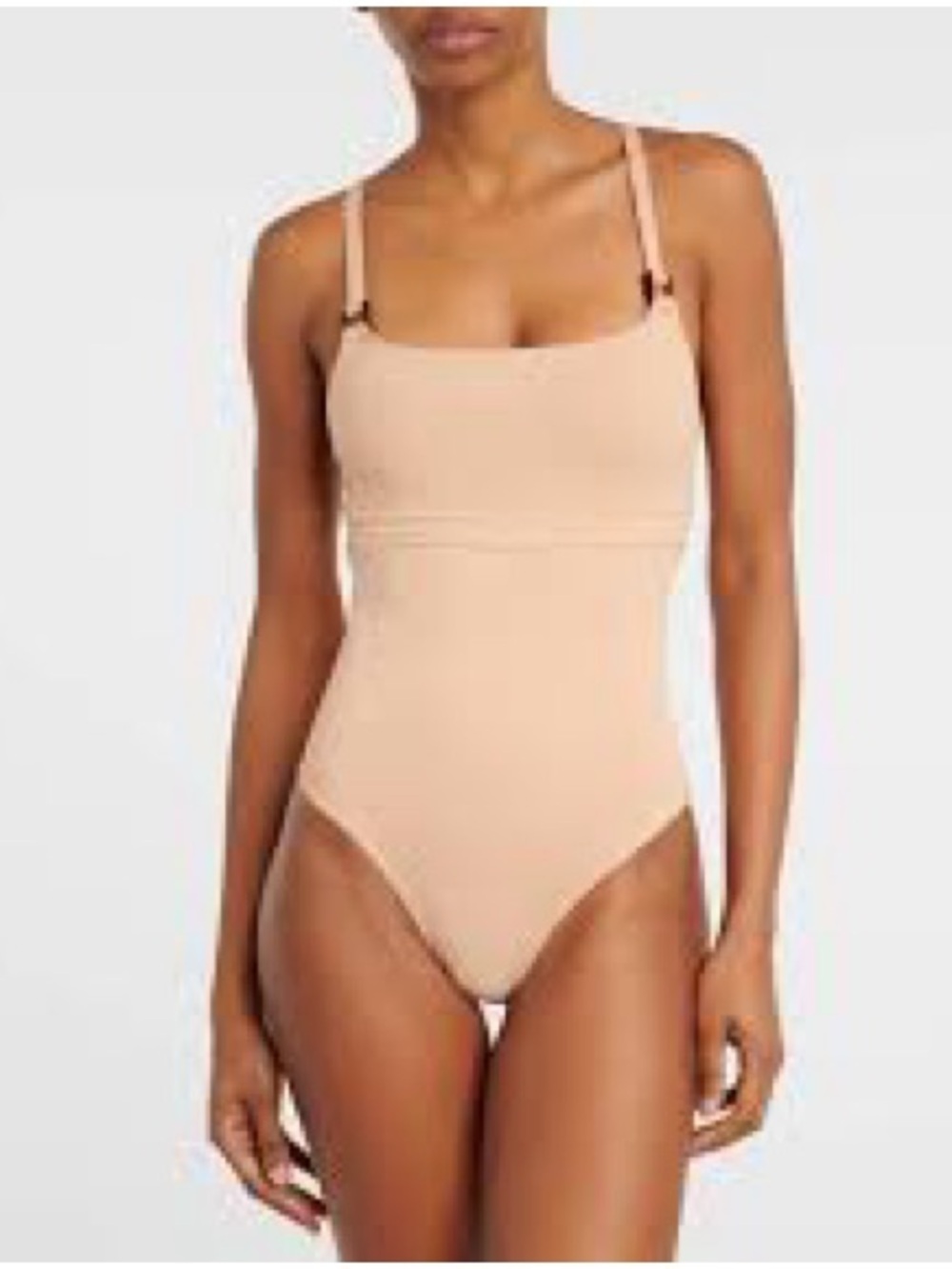 NWOT MELISSA ODABASH TAN ST LUCIA ONE PIECE SWIMSUIT SZ 12